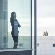 Blick über den Campus Unterföhring