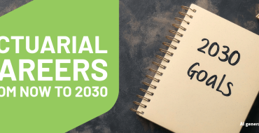 Key Visual showing notebook titeling 2030 Goals; AI generated contents 