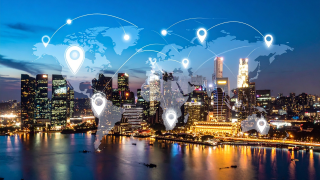 Picture of Skyline and Map