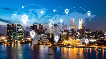 Picture of Skyline and Map 