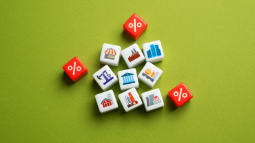 Image with dice visualizing Shifting Dynamics in Global Insurance