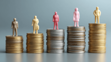Coin stacks symbolizing pay differences; the European Union EU pay transparency act coming in 2026