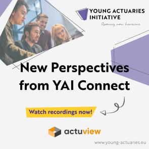 Visual in brand design of Young Actuaries initiative