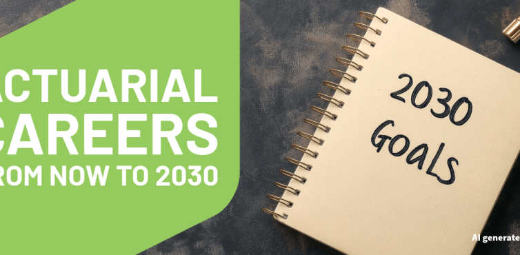 Key Visual showing notebook titeling 2030 Goals; AI generated contents 