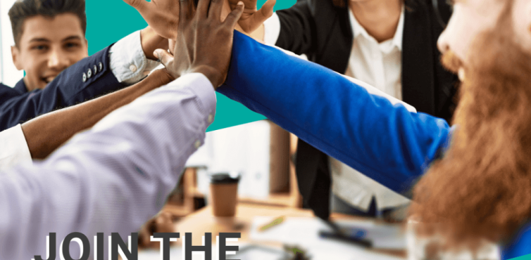 Image displaying community of young professionals and actbase logo